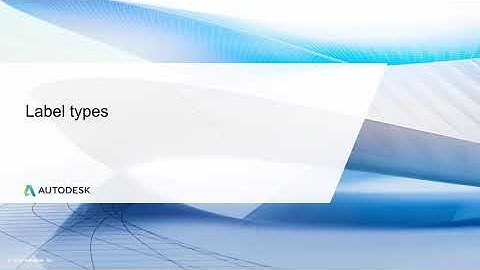 Cert Prep for Autodesk Pro Civil 3D Infrastructure Design Lesson 3: Label types