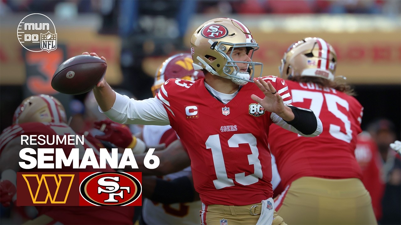 Washington Commanders vs. San Francisco 49ers | Semana 6 - Temporada NFL 2026 | Resumen en español
