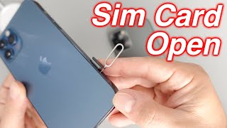 How To Remove Sim Card From iPhone 12 Pro Max - How To Insert Sim Card iPhone 12