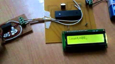 Object Counter using PIC16F877