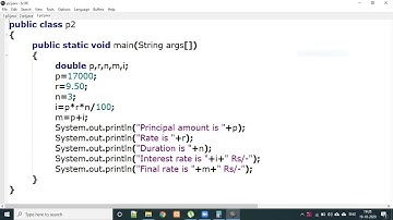 [class #31] Chapter 7 Java Practical explain Compute simple interest  | GSEB HSC Computer subject