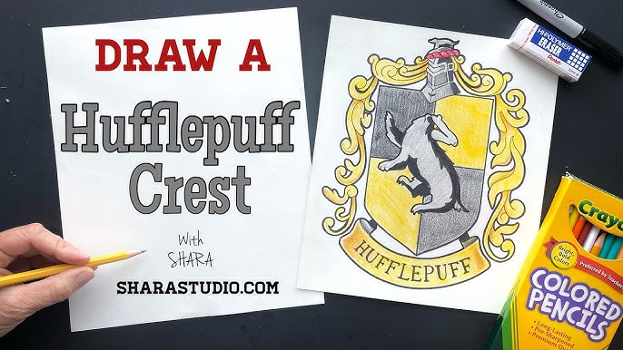 How To Draw: SLYTHERIN CREST (Hogwarts Legacy) 