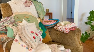 Vintage Textile / Op Shop Haul and My Completed Needlebooks