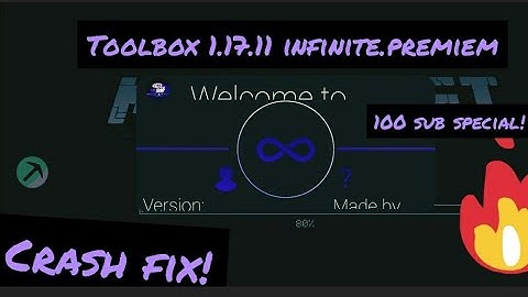TOOLBOX IT 1.17.10✓✓✅😱 INFINITE PREMIEM CRASH FIX FOR 64 BITS(100 SUB SPECIAL)