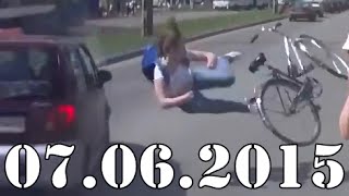 Подборка  ДТП  и Аварии с пешеходами.  Июнь 2015 №96 Accidents and crashes 2015 аварии и дтп