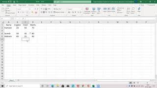 Class 7 MS Excel (Insert / Delete Cells) Guide