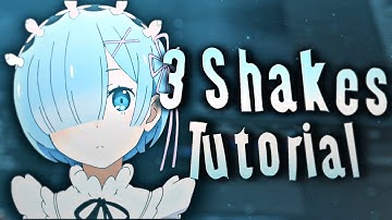 3 Position Shakes | After effects AMV Tutorial