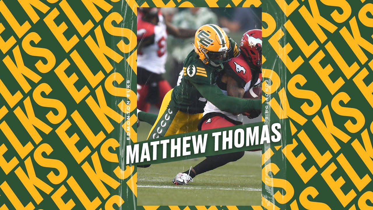 DL Matthew Thomas 2022 CFL Highlights | Edmonton Elks