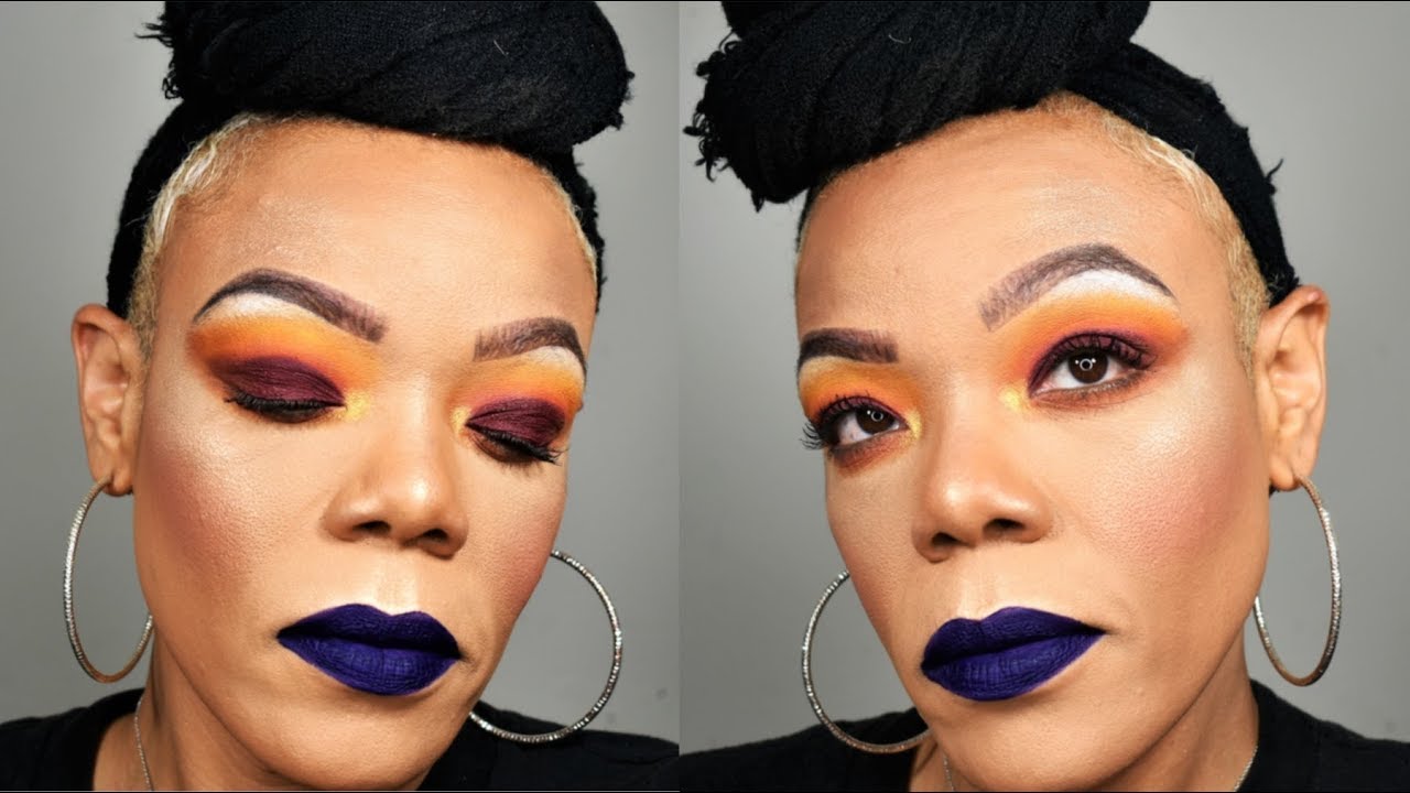 SUNSET CUT CREASE FOR HOODED EYE LIDS INSPIRED MAKEUP TUTORIAL YouTube