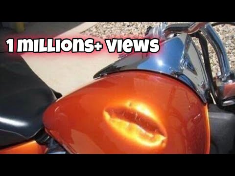 Removing A Dent From A Motorcycle Tank Youtube