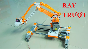 Lập Trình ROBOT | Ráp Ray Trượt Robot 4DOF Stepper