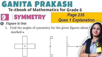 Symmetry | Class 6 Maths Chapter 9 Ganita Prakash  | Page 235 Figure it out Question 1 Solution