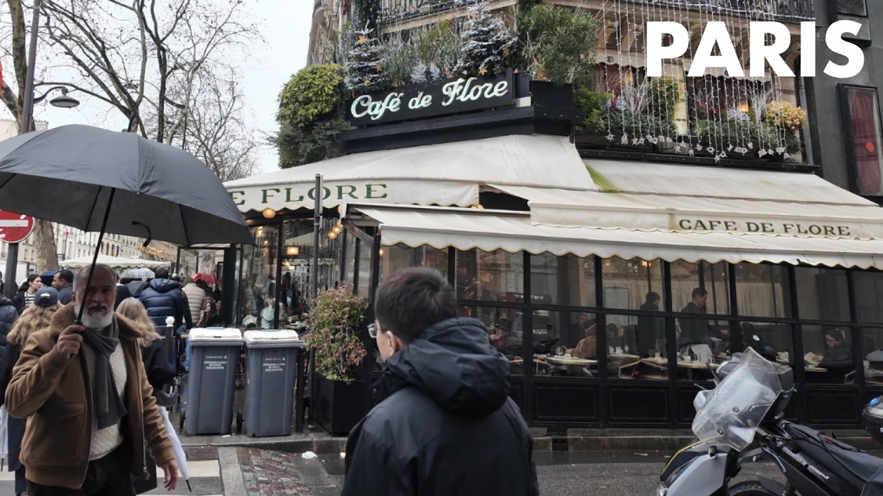 パリ散歩】6区を散歩。サンジェルマン・デ・プレの有名なカフェ