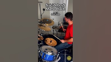 Thumbnail of (P2) MATTE BLACK $UICIDEBOY$ DRUM COVER #shorts #suicideboys #g59 #g59records