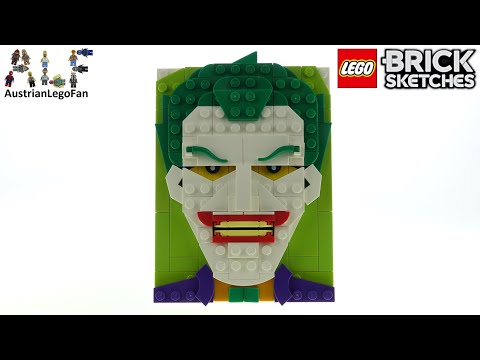 LEGO Brick Sketches 40428 The Joker - Lego Speed Build Review
