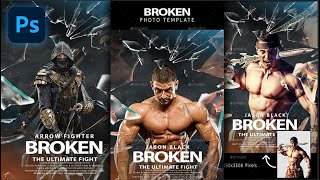 Broken Mirror Effect in Photoshop | Broken Mirror Poster Photoshop