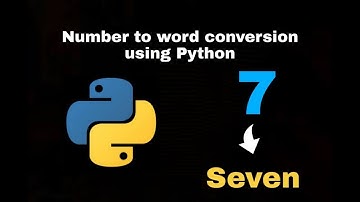 Convert numbers to words using python | simple program used to convert digits to words using python