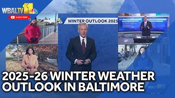 Maryland weather: 2025-26 winter snow forecast in Baltimore