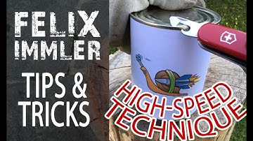 Victorinox Tips & Tricks (15/25) - Open a tin can in 10 Seconds