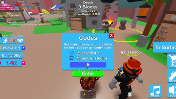 Mining Simulator token codes!