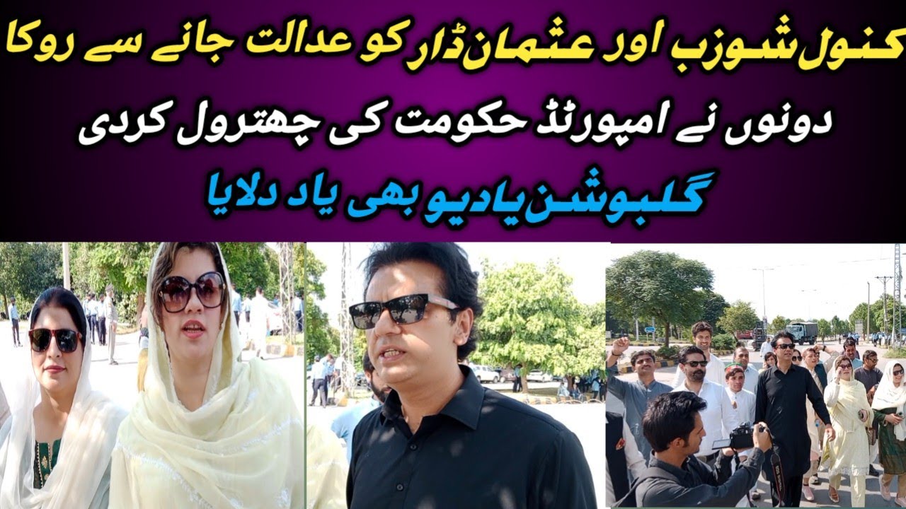 Usman Dar or kanwal Shauzab/Protest/Islamabad high Court - YouTube