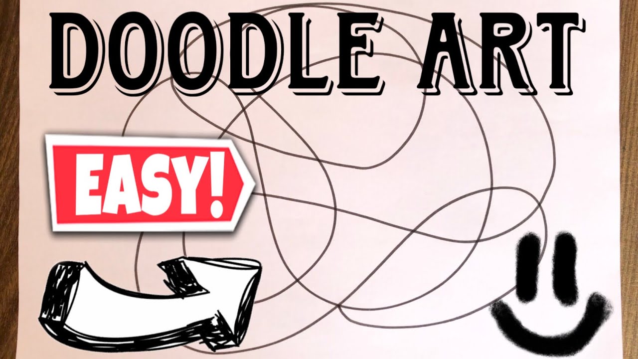 Easy Doodle Art for Kids| How to doodle & colour step by step| Easy ...