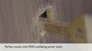 Precision FEIN Starlock Multi-Tool Cutting
