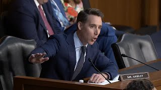 Hawley Destroys Biden For Trampling Over 1St Amendment Rights