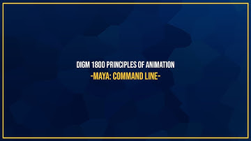 POA - Maya: Command Line