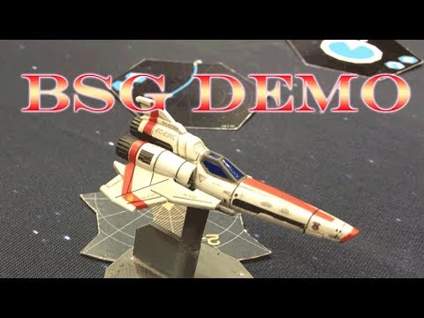 Battlestar Galactica: Starship Battles - Demo at Gen Con 2018 from Ares Games