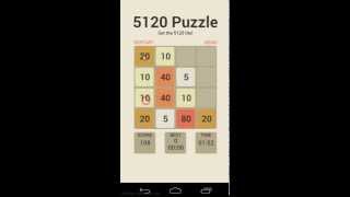 New 2048 Classic Puzzle » 5120 Puzzle screenshot 1