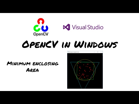 [OpenCV in Windows] MinArea Enclosure Sample