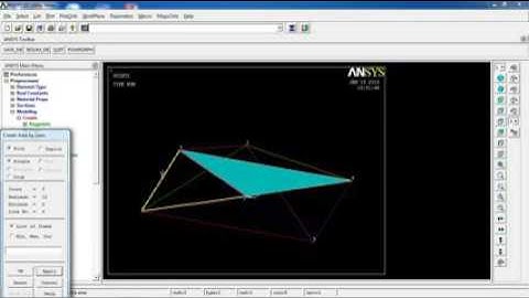 ANSYS   Lesson 09  Analyzing a  3D Model with Two Elements and Two Materials