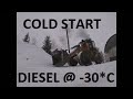 Extreme DIESEL hard cold start compilation #47 -30*C | холодный запуск дизелей зимой в мороз