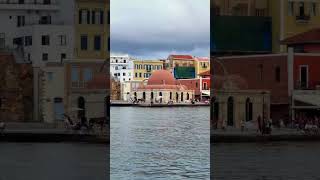 Chania Harbor in Crete, a true gem on the island.