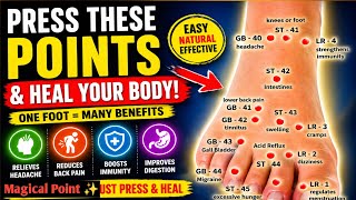 “Press These Foot Points & Heal Your Body Naturally | Acupressure Secrets” @SSFITNESS24 