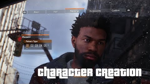 Tom Clancy Division - Character Creation