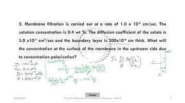 Principles of Downstream Techniques in Bioprocess - Practise Assignment - Week 8