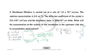 Principles of Downstream Techniques in Bioprocess - Practise Assignment - Week 8