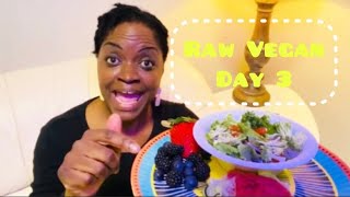 What I Ate In A Day| Raw Vegan Day 3