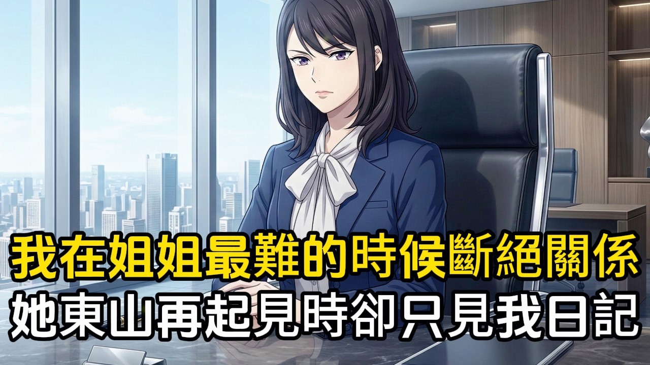 家裏破產父母離世，我在姐姐最難的時候和她斷絕關係，多年後她東山再起見到的卻只是我的日記本#動漫 #漫畫 #二次元 #戀愛