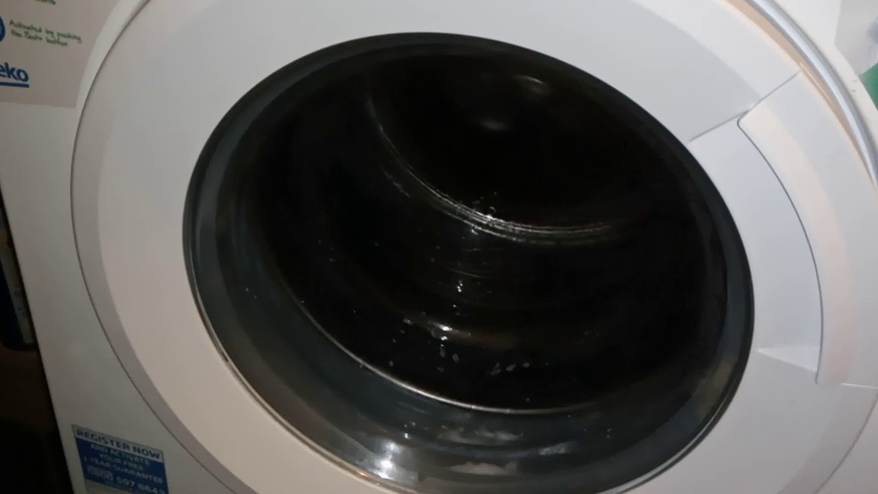 Beko 10kg washing machine spin brake YouTube