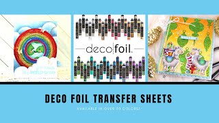 Deco Foil Transfer Sheets, Gold –