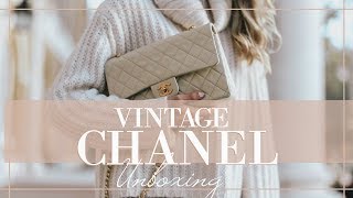 UNBOXING MY FIRST CHANEL BAG! // Vintage Pre-Loved Classic Flap // Fashion  Mumblr 