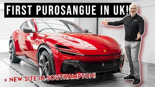 The FIRST Ferrari Purosangue &#39;FUV&#39; in the UK - Paint Protection at Topaz Southampton!