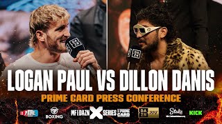 “YOU’RE SCARED IN PERSON!” - Logan Paul goes head-to-head with Dillon Danis at press conference