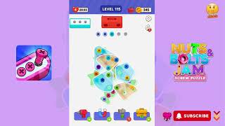 Unscrew It: Nuts & Bolts Jam - Level 115 - Gameplay walkthrough