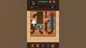 Roll the Ball slide puzzle Rotation E Pack Level 59 Solution