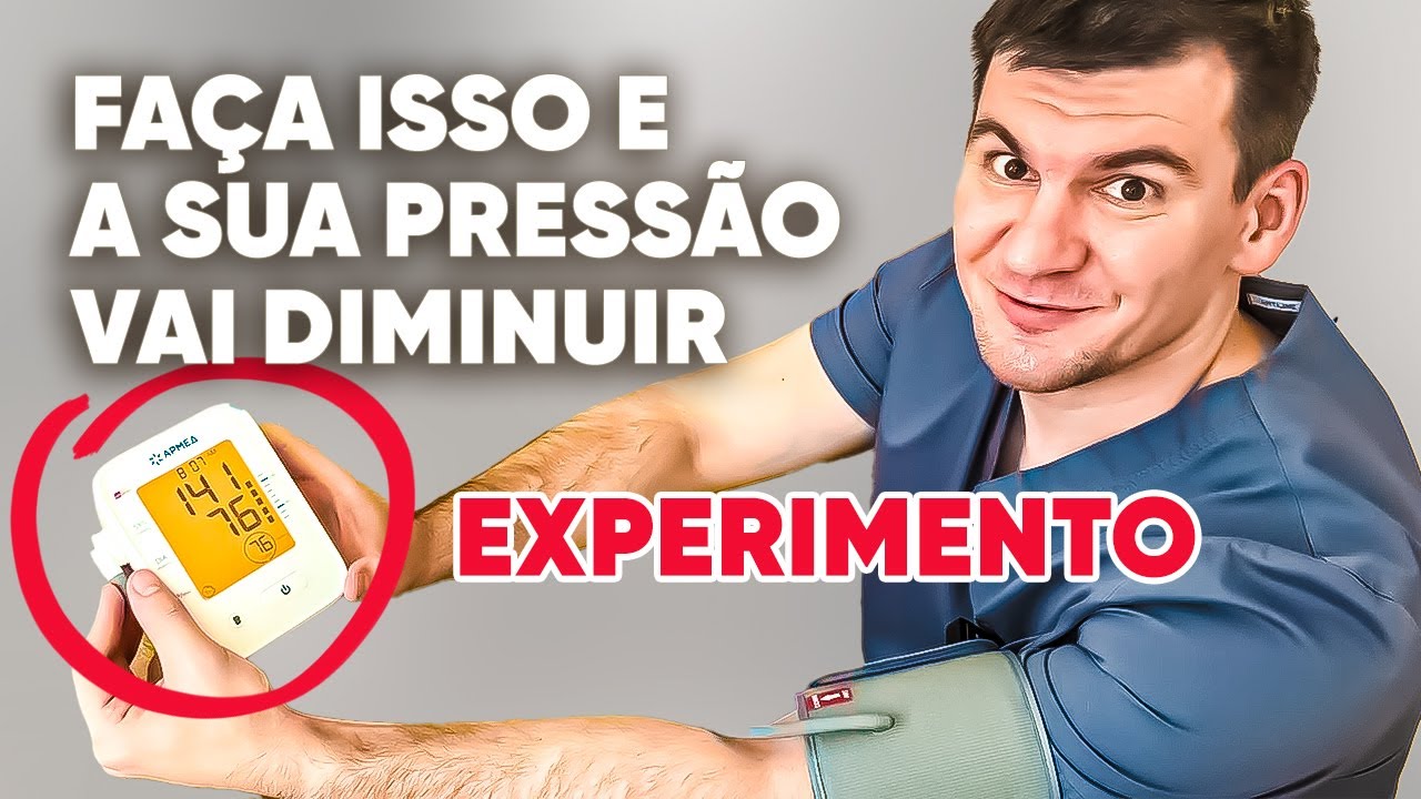Este exercício REDUZ a pressão arterial IMEDIATAMENTE. O resultado vai ...