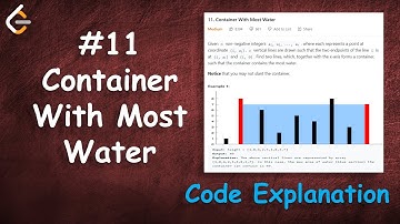 Container With Most Water | Live Coding with Explanation | Leetcode - 11